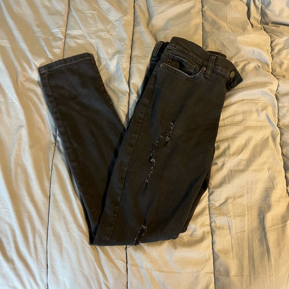 Banana Republic Skinny Fit Black Jeans